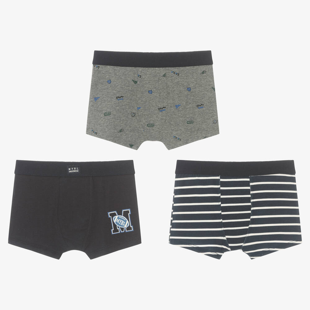 Mayoral - Cotton Boxer Shorts (3 Pack) | Childrensalon