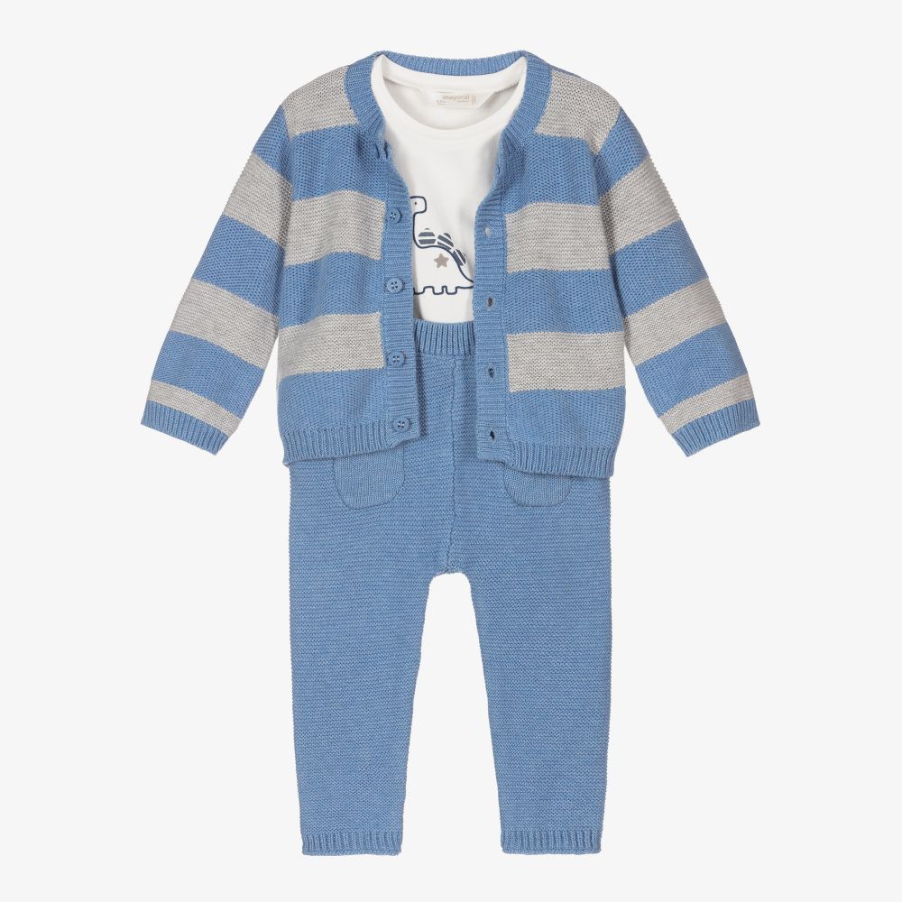 Mayoral Newborn - Baby-Outfit aus Baumwollstrick | Childrensalon