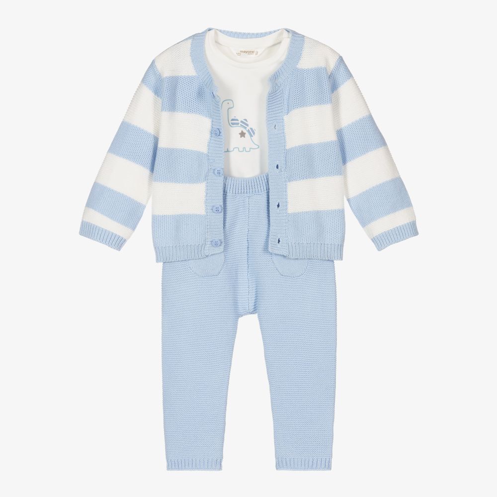 Mayoral Newborn - Baby-Outfit aus Baumwollstrick | Childrensalon