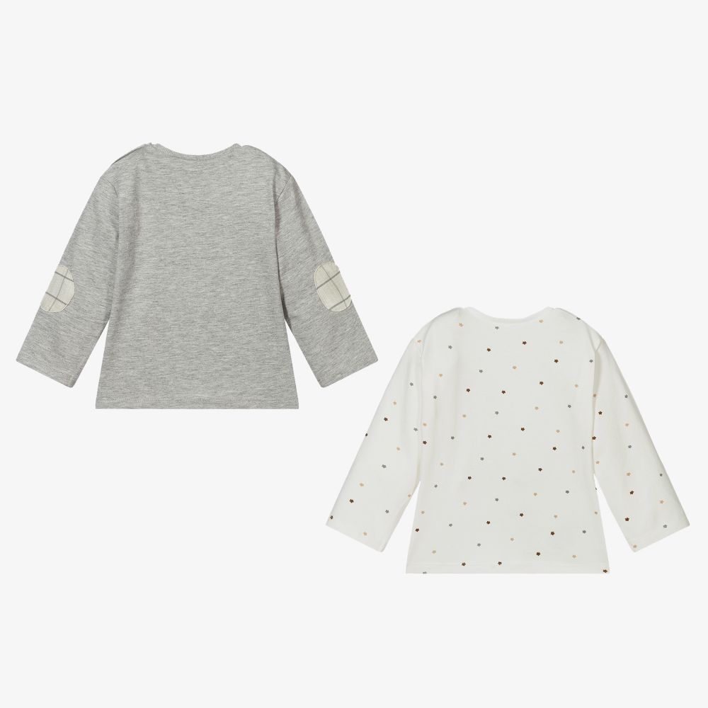 Mayoral Newborn-Cotton Rabbit Tops (2 Pack) | Childrensalon Outlet