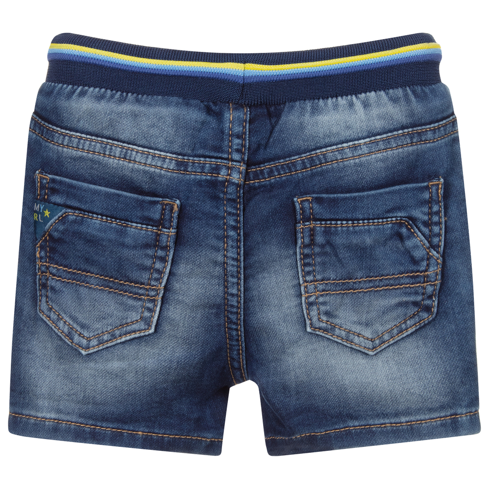 Mayoral-Темно-синие шорты из джерси | Childrensalon Outlet