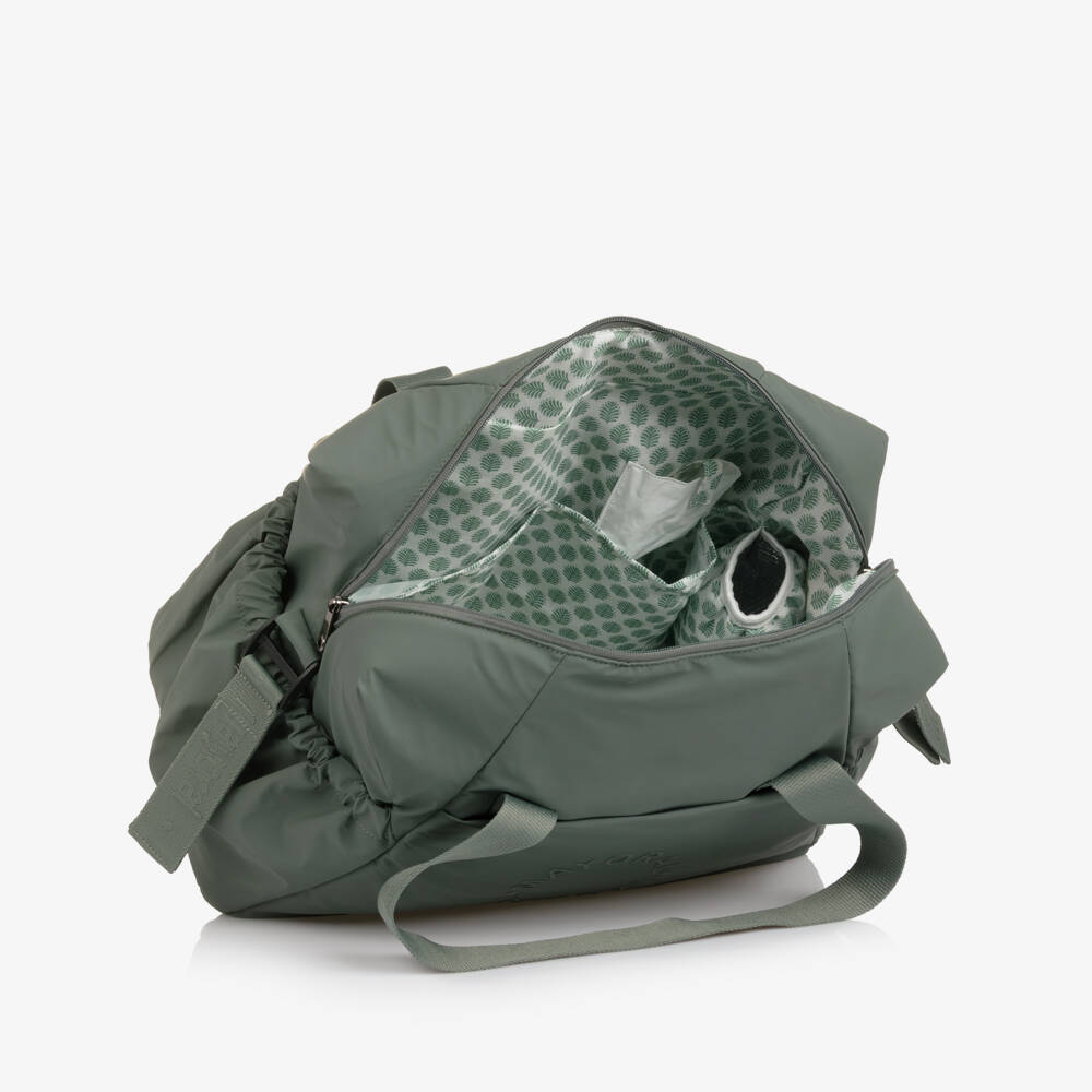 Mayoral Newborn-Dark Sage Green Changing Bag with Circle Logo (50cm) | Childrensalon Outlet