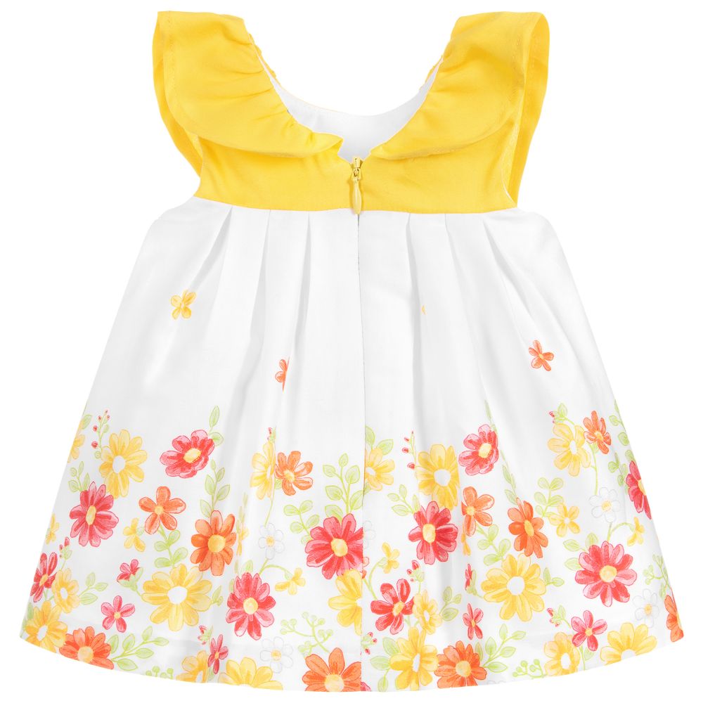 Mayoral Для новорожденных-Floral Cotton Baby Dress Set | Childrensalon Outlet