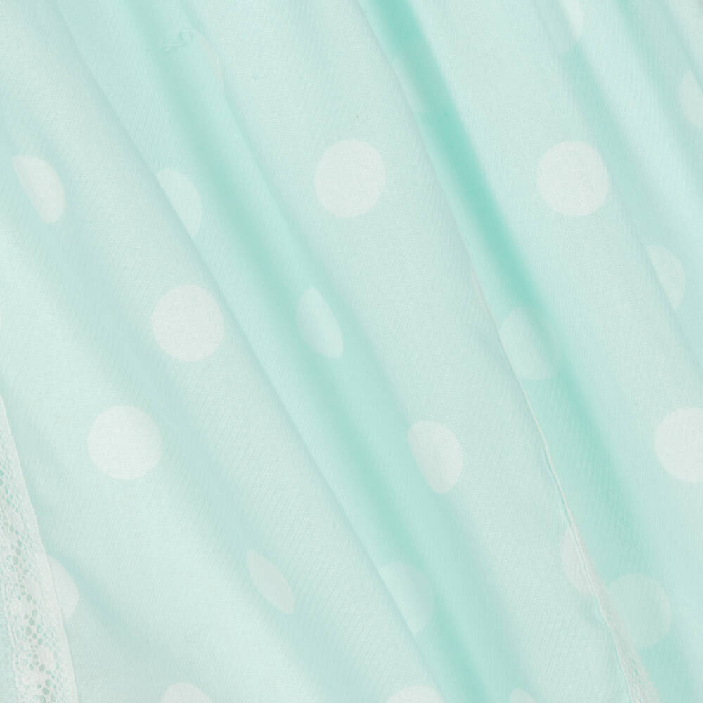 Mayoral-Платье в горошек аквамарин для девочек | Childrensalon Outlet