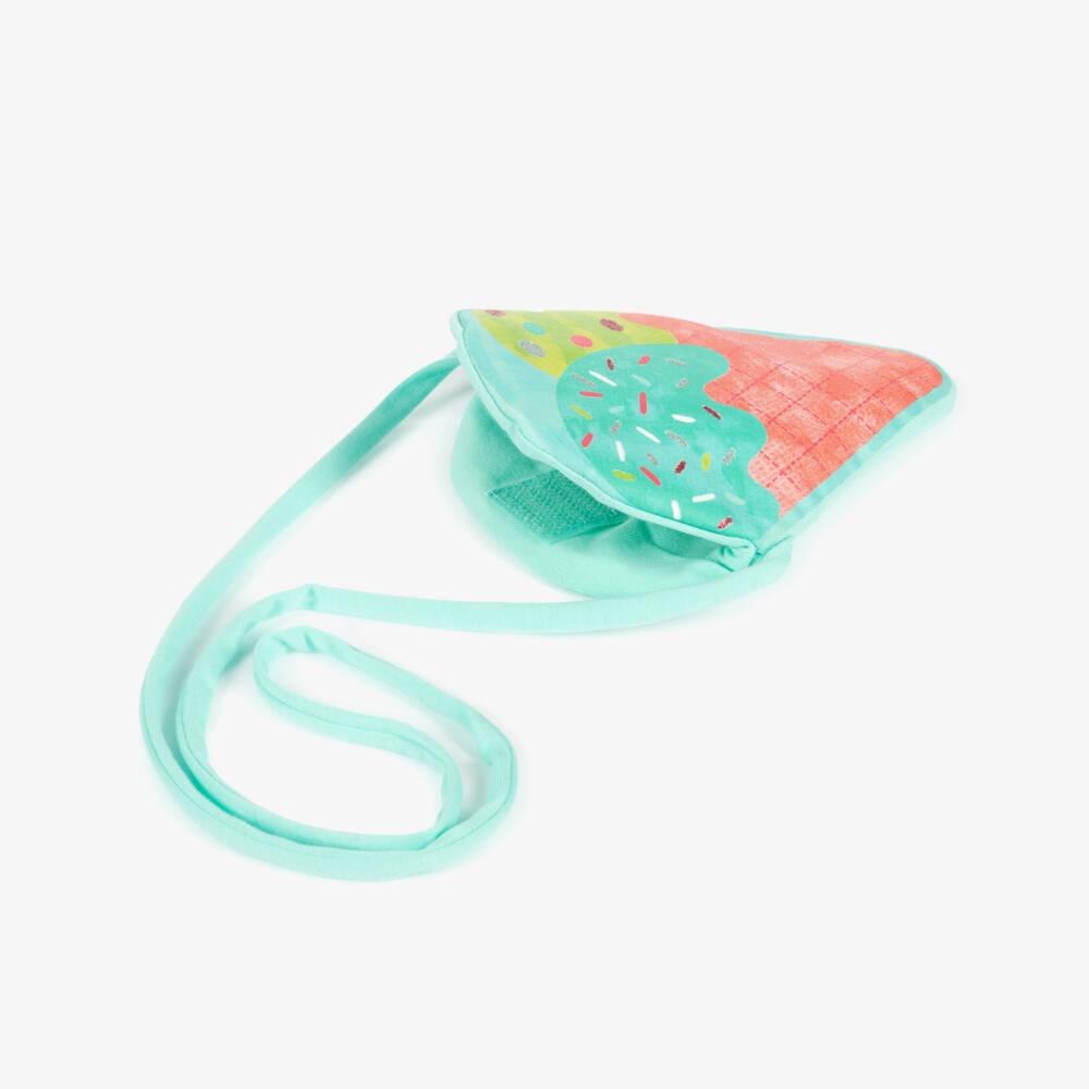 Mayoral-Girls Aqua Flutter Sleeve Dress Set | Childrensalon Outlet