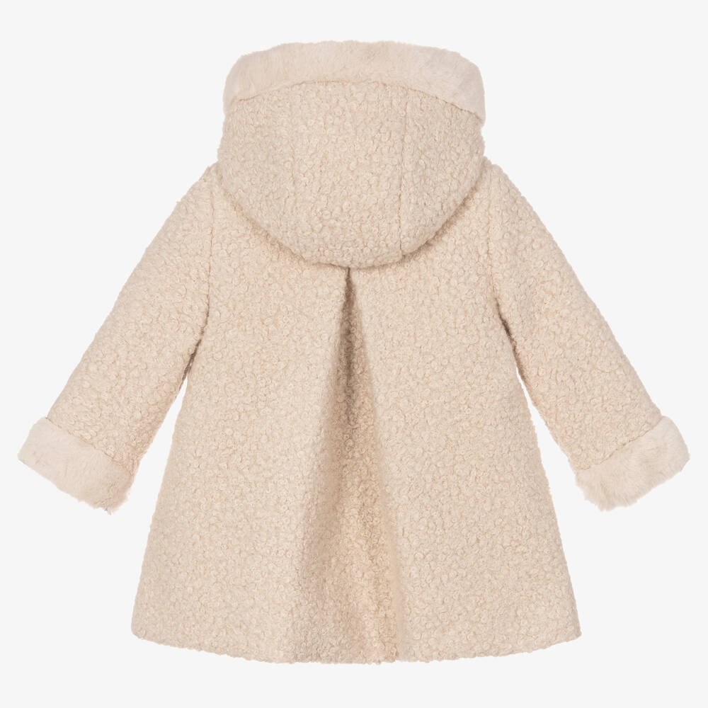 مايورال-معطف بوكليه أطفال بناتي لون بيج | Childrensalon Outlet