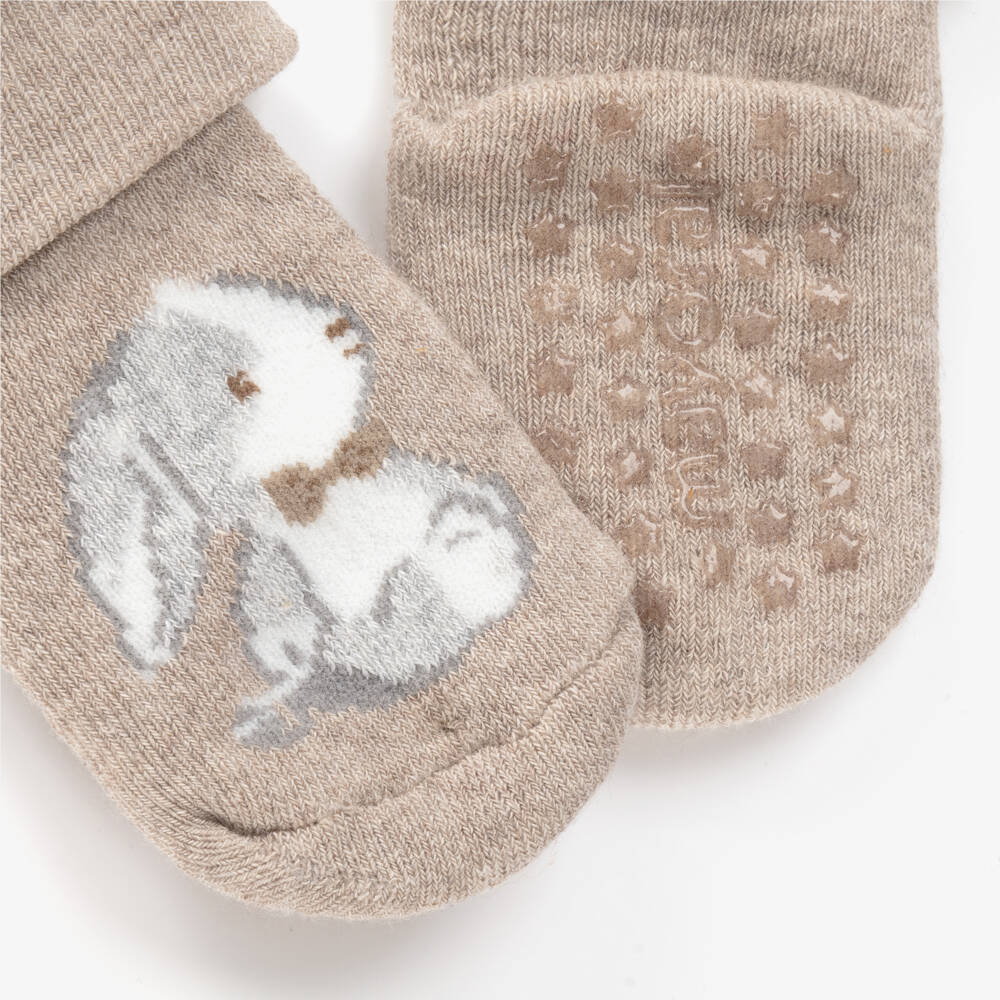 مايورال Newborn-جوارب بيبي قطن لون بيج | Childrensalon Outlet