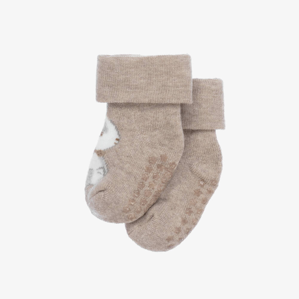 مايورال Newborn-جوارب بيبي قطن لون بيج | Childrensalon Outlet