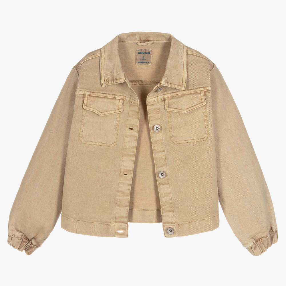 Mayoral Beige Jeansjacke f r M dchen