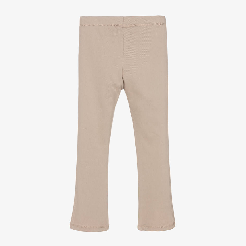 Mayoral-جيغنغز فلير مزيج قطن لون بيج للبنات | Childrensalon Outlet