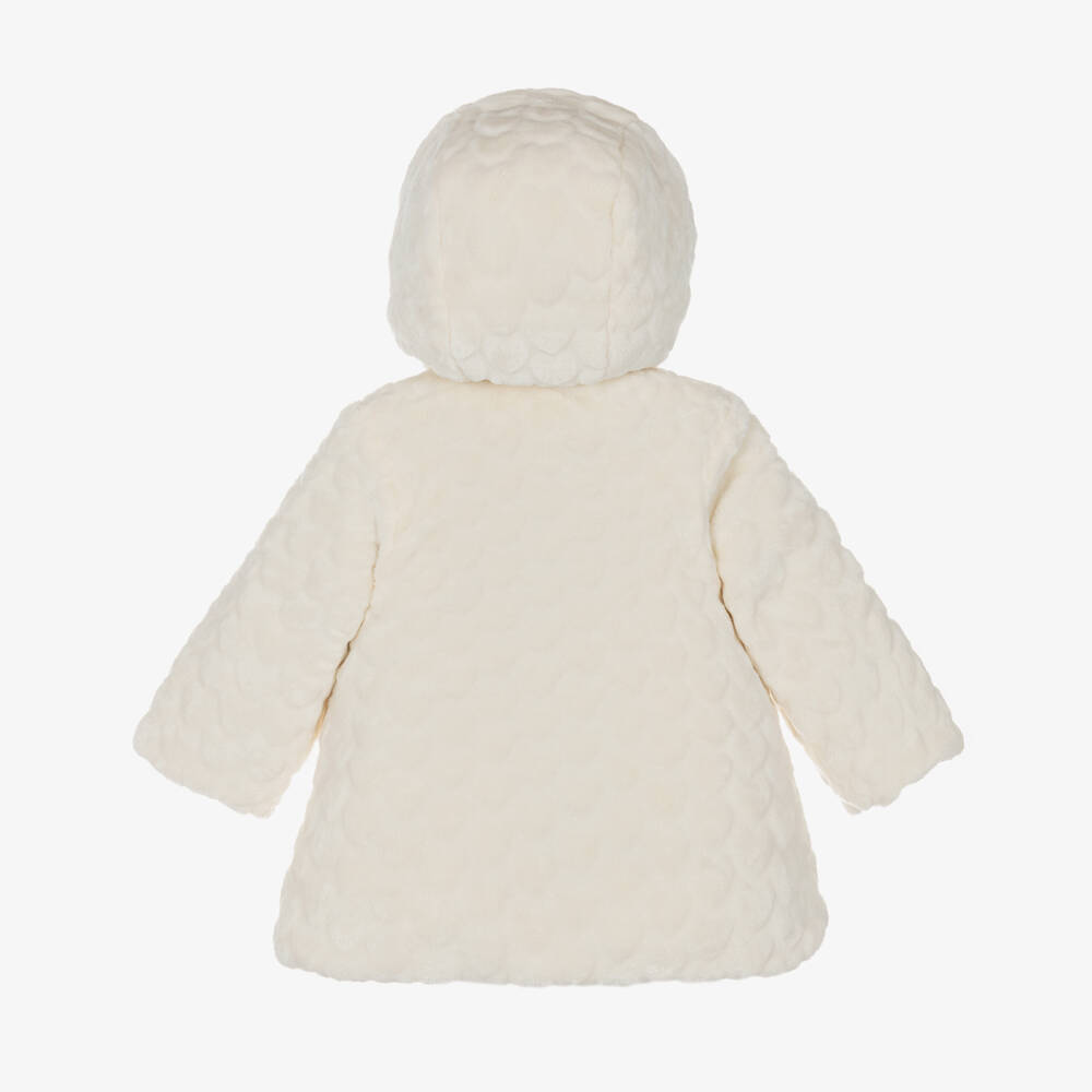 Mayoral Для новорожденных-Бежевая стеганая двусторонняя куртка для девочек | Childrensalon Outlet
