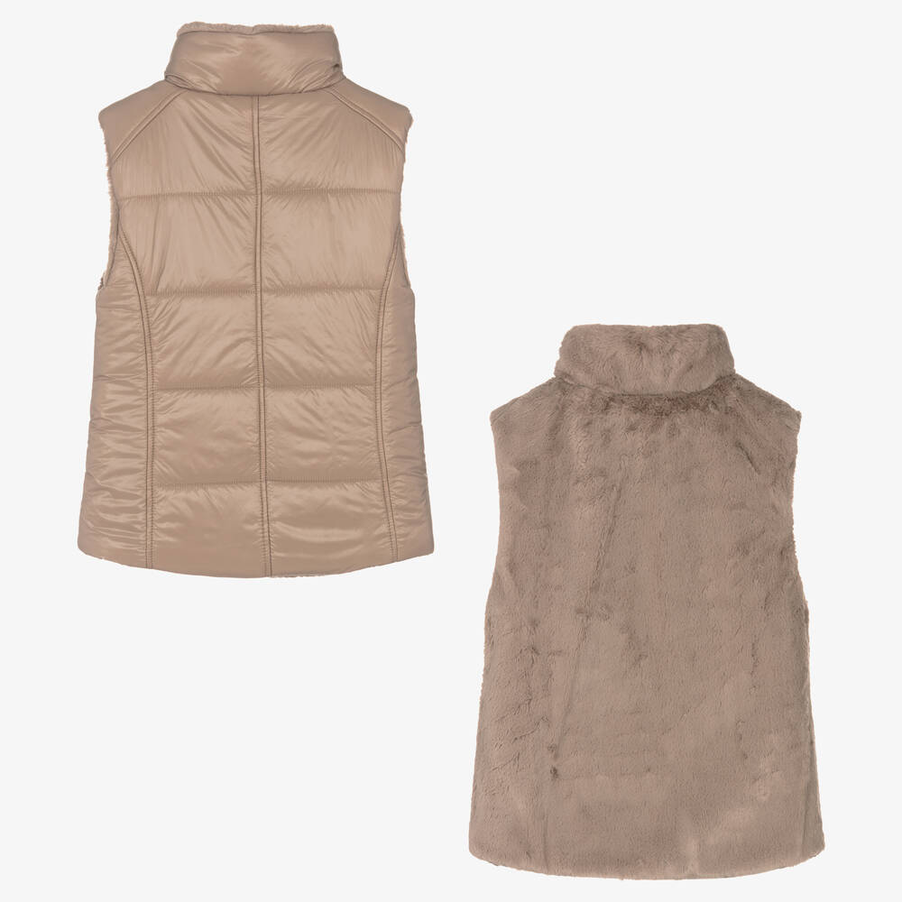 Gilet beige fille 2025