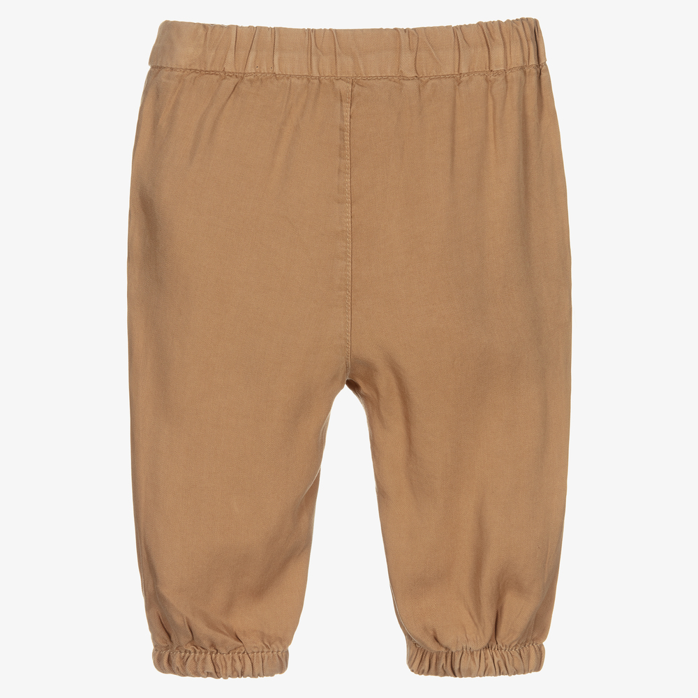 مايورال-بنطلون أطفال بناتي ليوسيل تويل مستدام لون بيج | Childrensalon Outlet