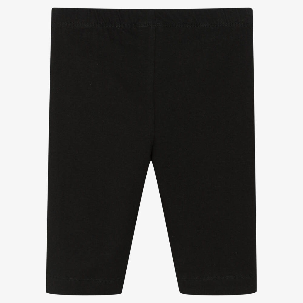 Mayoral-Girls Black Cotton Cycling Shorts | Childrensalon Outlet