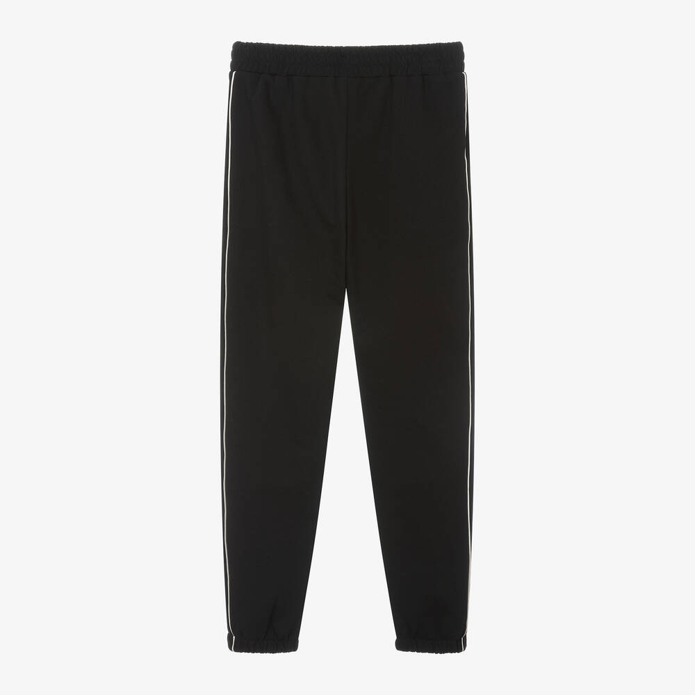 Mayoral-Girls Black Cotton Joggers | Childrensalon Outlet