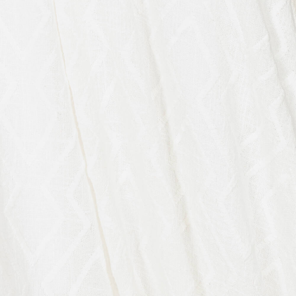 Mayoral-Girls Black & Ivory Cotton Dress | Childrensalon Outlet