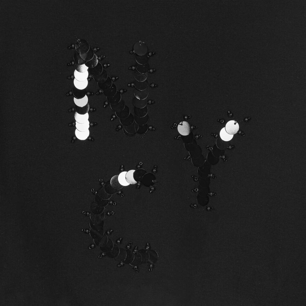 Mayoral-Girls Black Jersey Pullover | Childrensalon Outlet