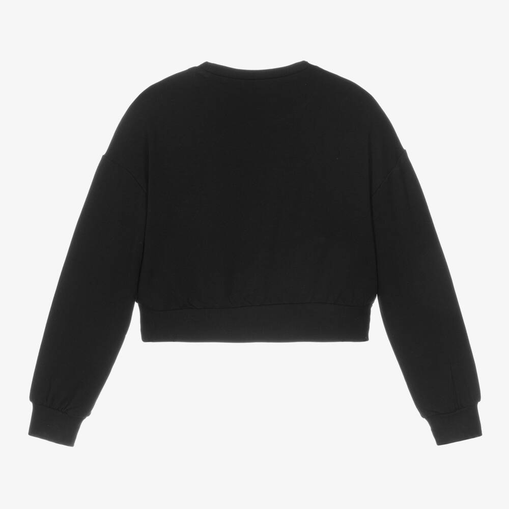 Mayoral-Girls Black Jersey Pullover | Childrensalon Outlet