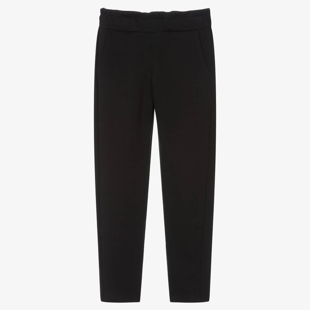 Mayoral - Pantalon noir en jersey Fille | Childrensalon