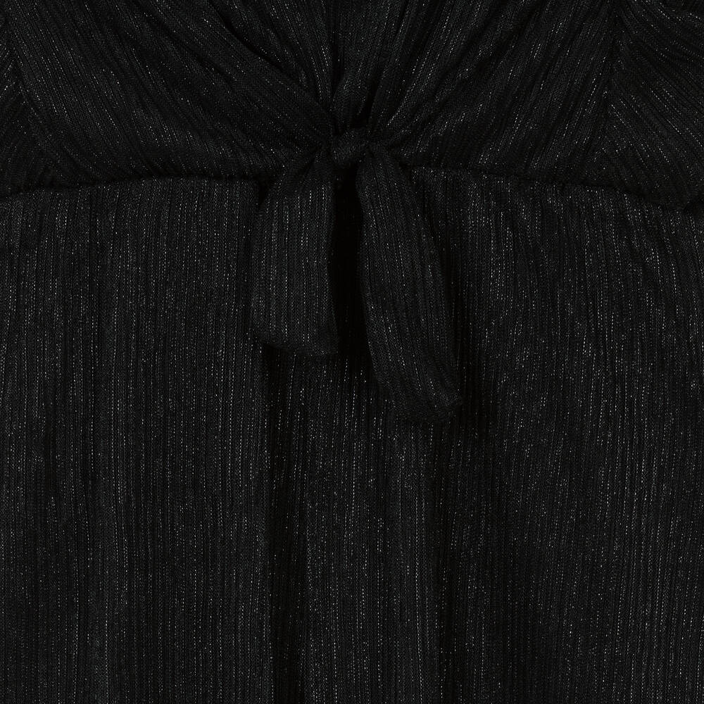 Mayoral-Черный комбинезон с блестками | Childrensalon Outlet