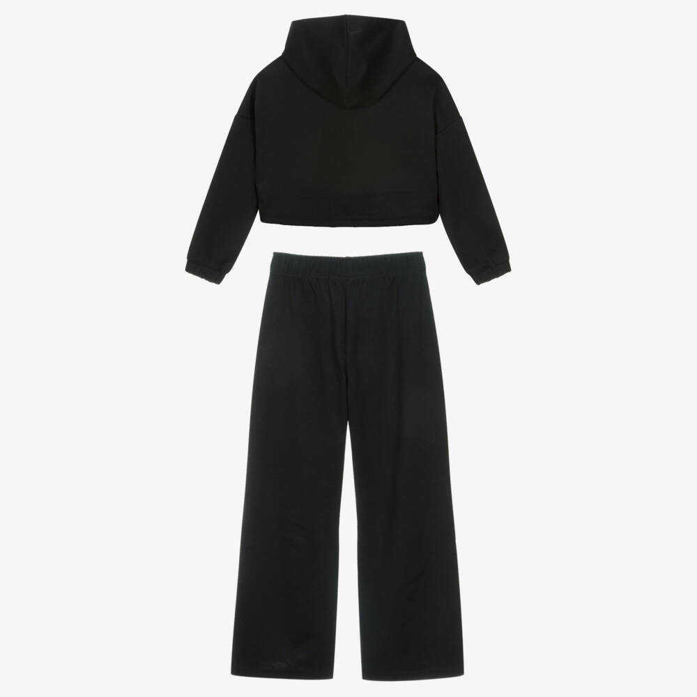 Mayoral-Комплект из черного джерси с надписью для девочек | Childrensalon Outlet