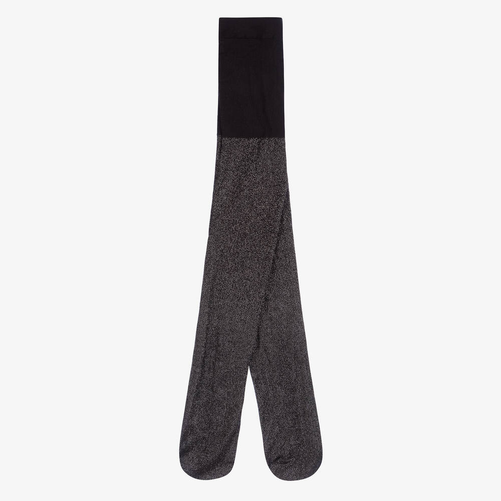 Mayoral-Черные блестящие колготки для девочек | Childrensalon Outlet