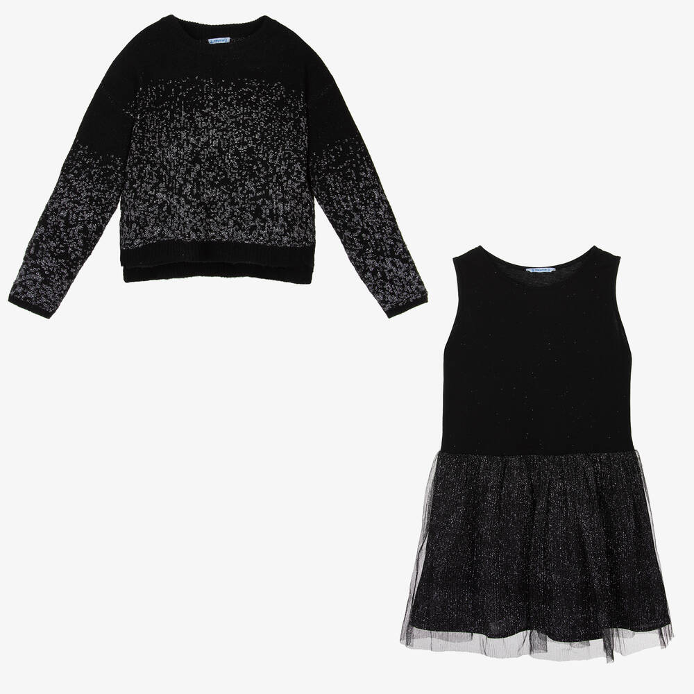 Girls discount black sweater