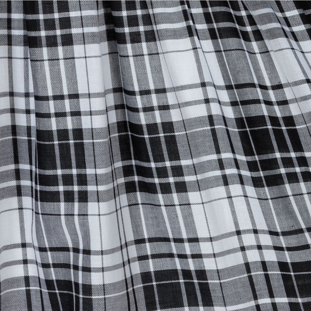 مايورال-فستان قطن تارتان لون أسود وأبيض | Childrensalon Outlet