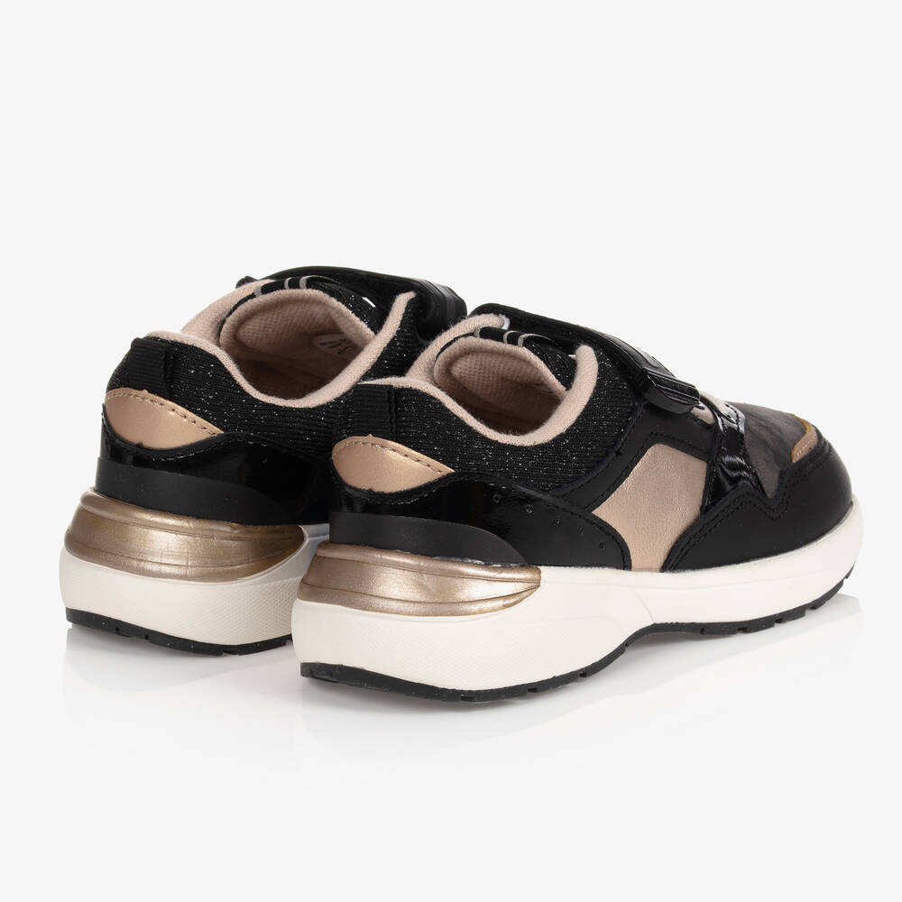 Mayoral Girls Black Velcro Trainers Childrensalon Outlet