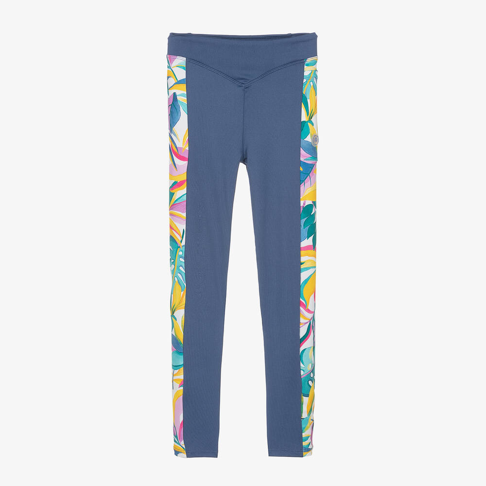 Mayoral-Girls Blue Active Leggings | Childrensalon Outlet