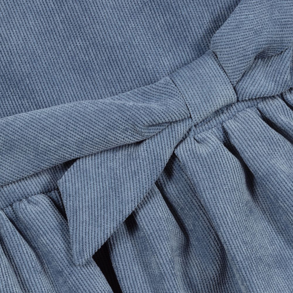 Mayoral-Girls Blue Corduroy Dress | Childrensalon Outlet