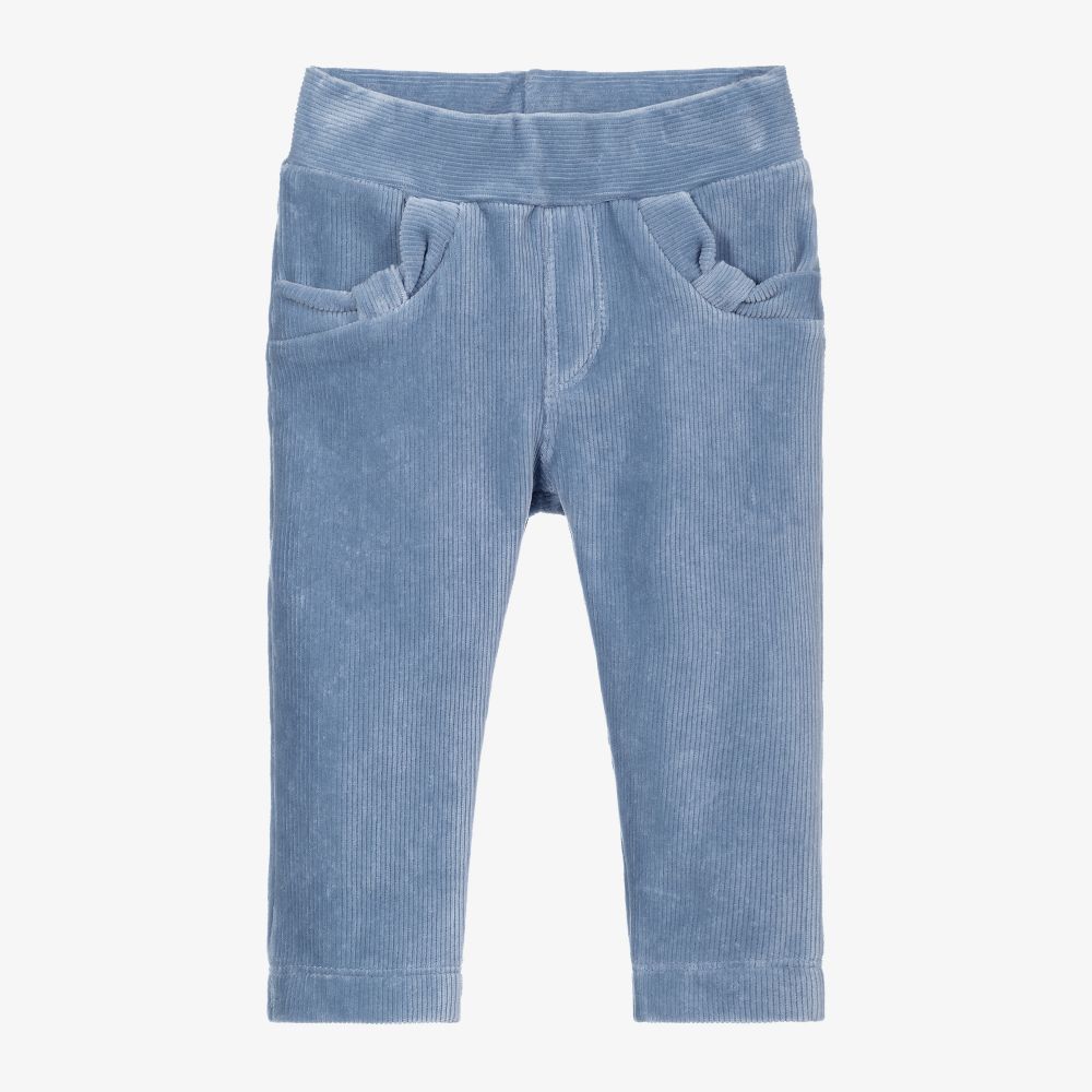 Mayoral - Girls Blue Corduroy Trousers | Childrensalon