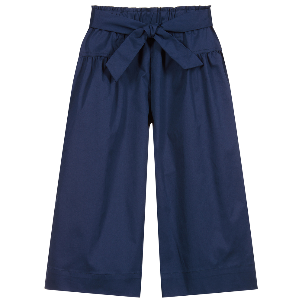 Mayoral - Jupe-culotte bleue en coton Fille | Childrensalon