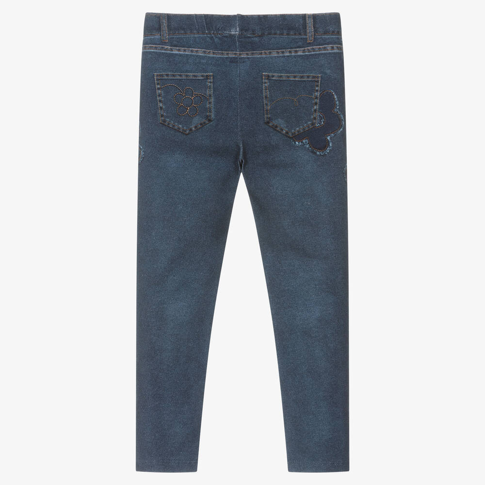Printed jeggings for girls clearance