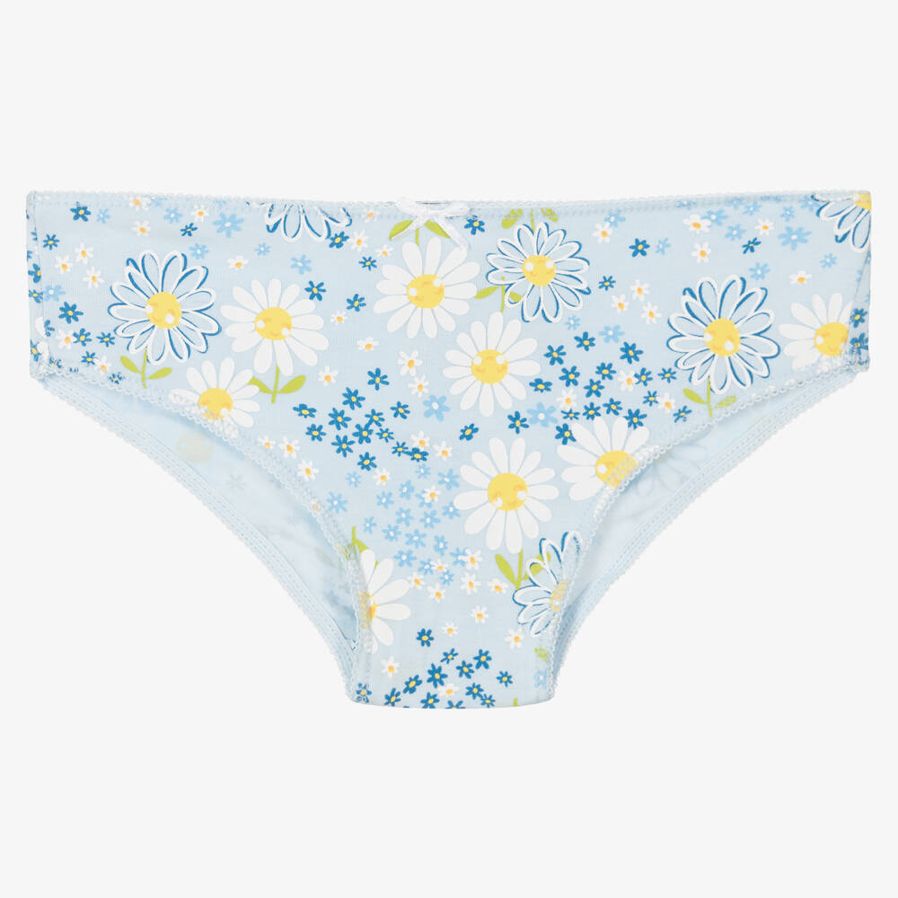 Mayoral-Голубые хлопковые трусики (4шт.) | Childrensalon Outlet