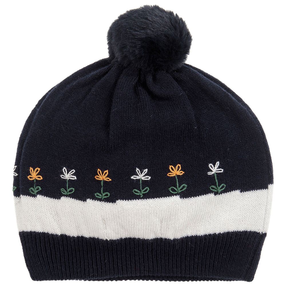 مايورال-طقم سكارف و قبعة قطن محبوك للمولودات | Childrensalon Outlet