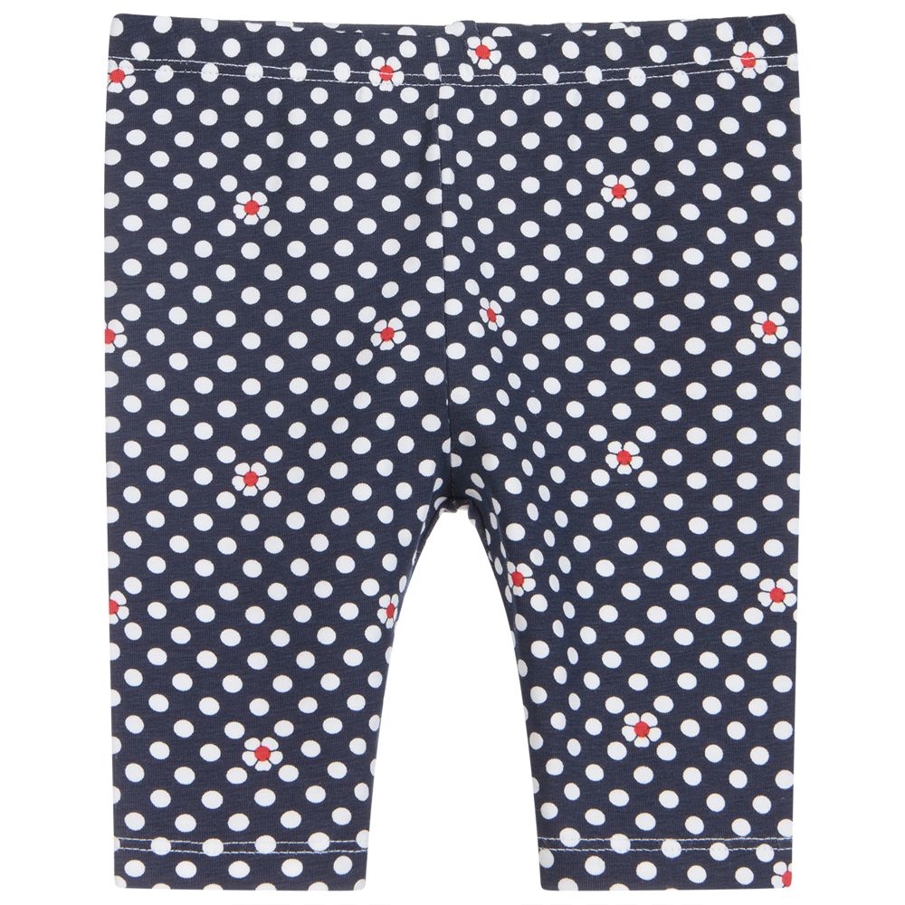 Mayoral-Синие хлопковые легинсы для девочек | Childrensalon Outlet