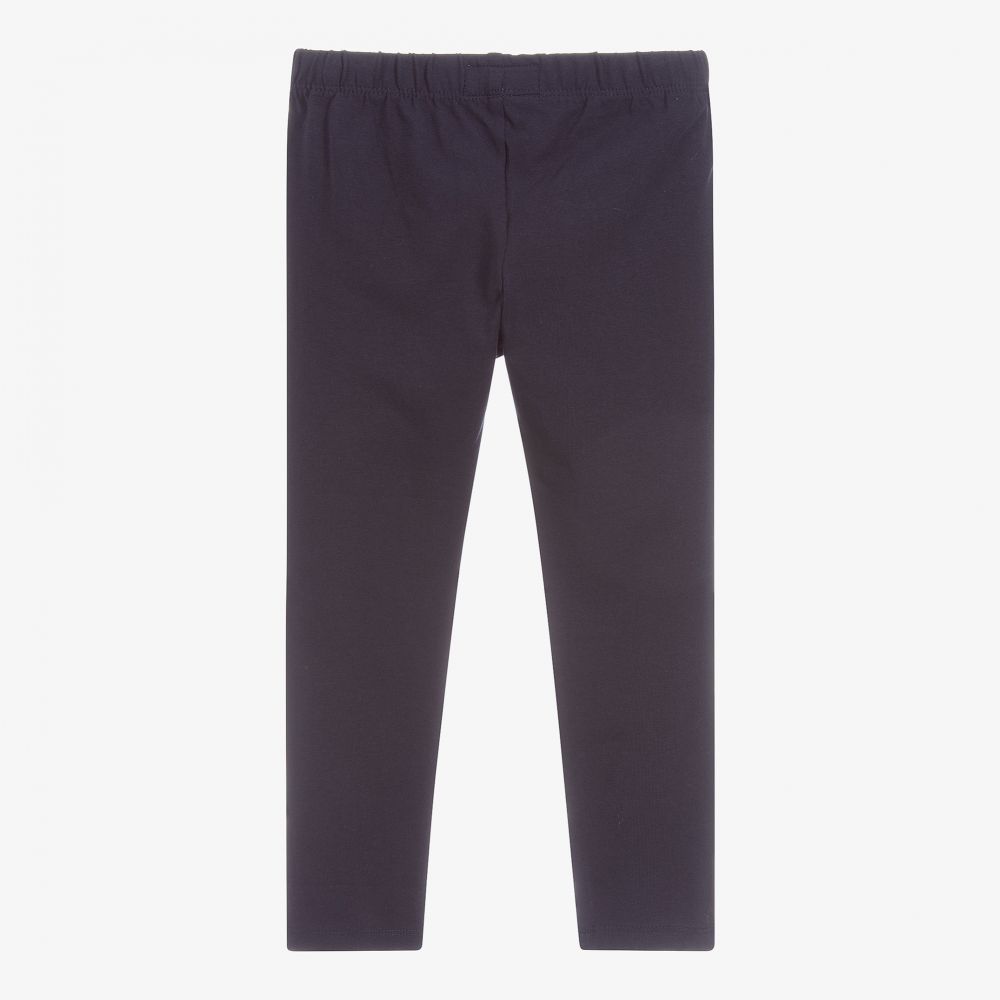 Mayoral-Синие хлопковые легинсы для девочек | Childrensalon Outlet