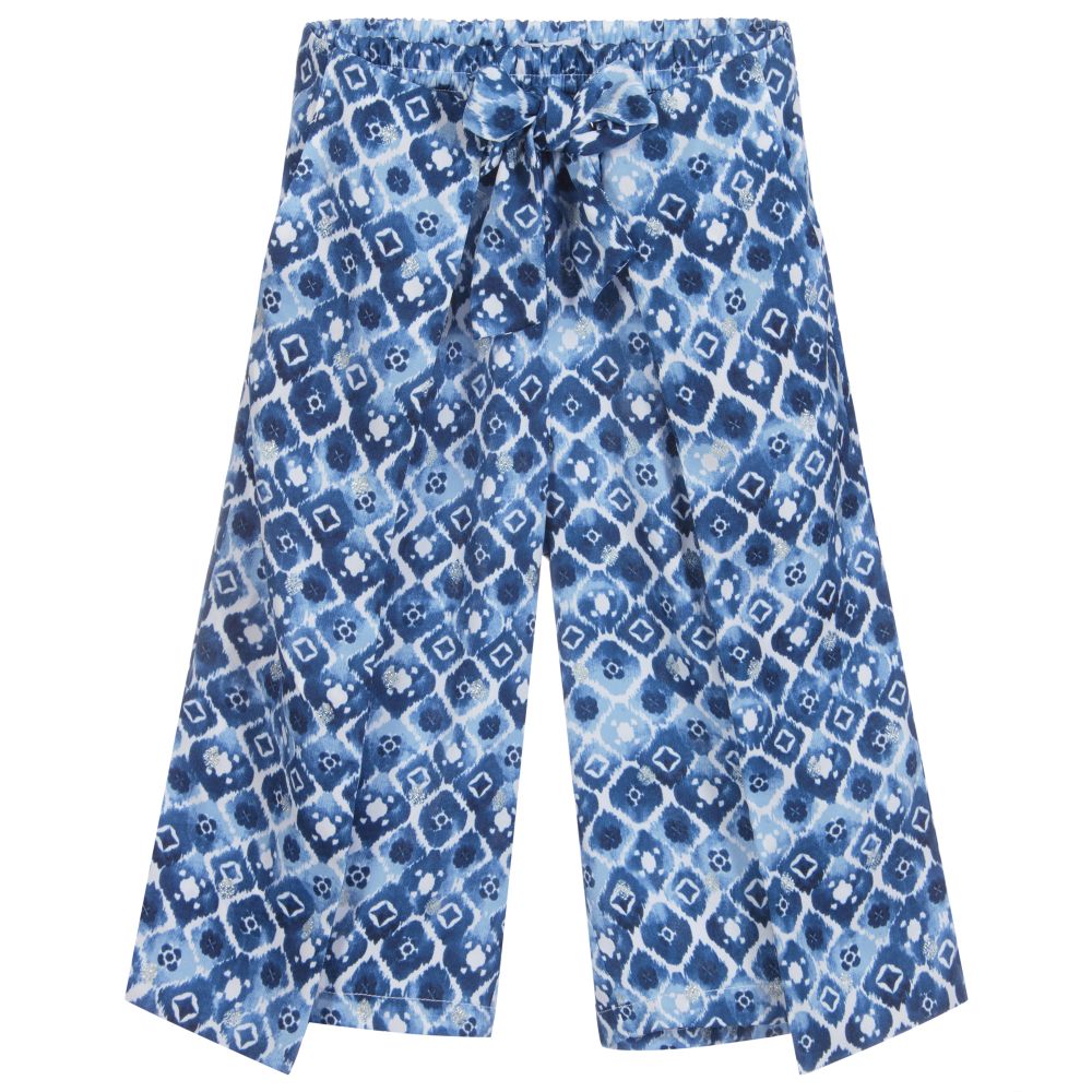 Mayoral - Jupe-culotte bleue Fille | Childrensalon