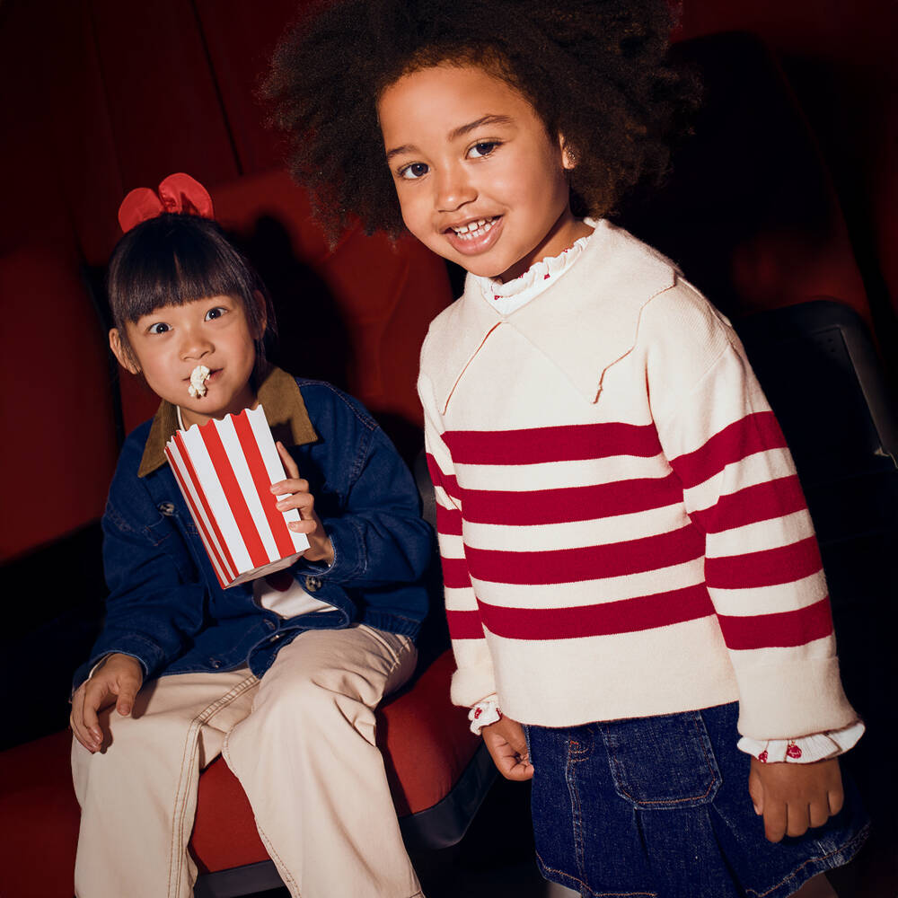 Mayoral-Джинсовая куртка-рубашка с вельветовым воротником для девочек | Childrensalon Outlet