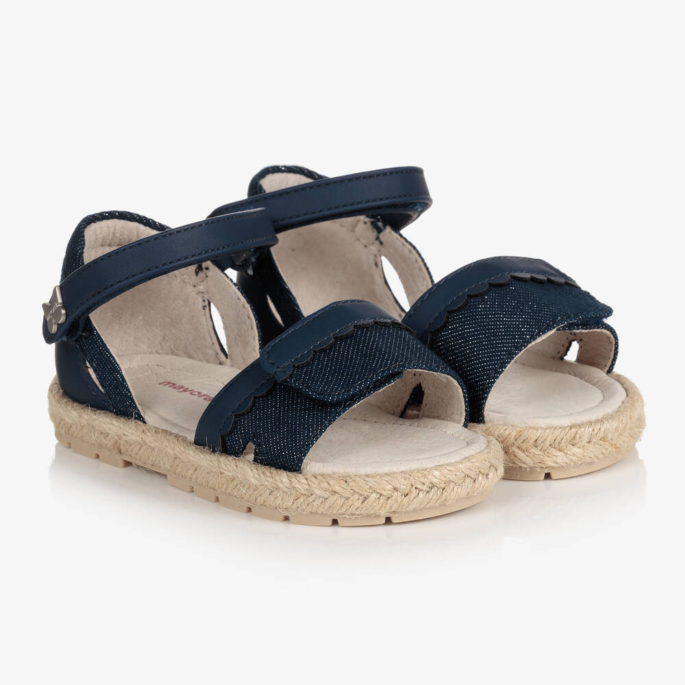 Mayoral - Blaue Espadrille-Sandalen (M) | Childrensalon