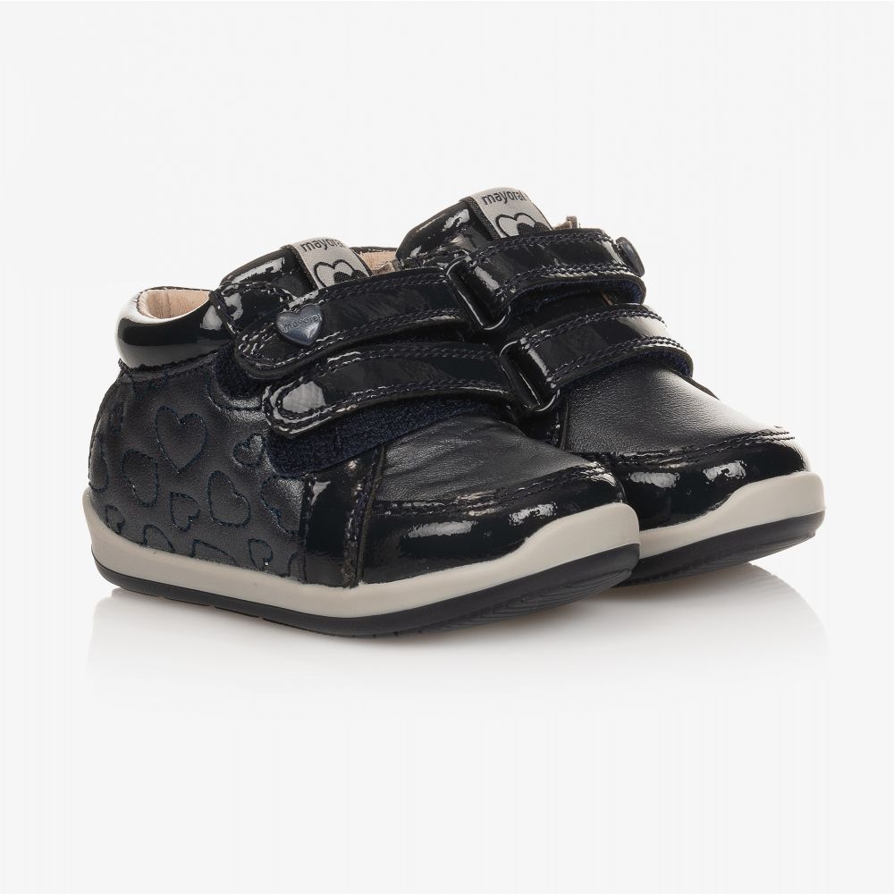 Mayoral- Girls Blue First Walker Shoes | Childrensalon Outlet