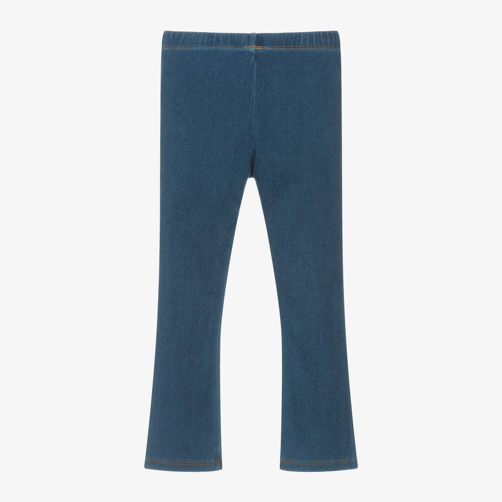 Mayoral-جيغنغز فلير مزيج قطن لون أزرق للبنات | Childrensalon Outlet