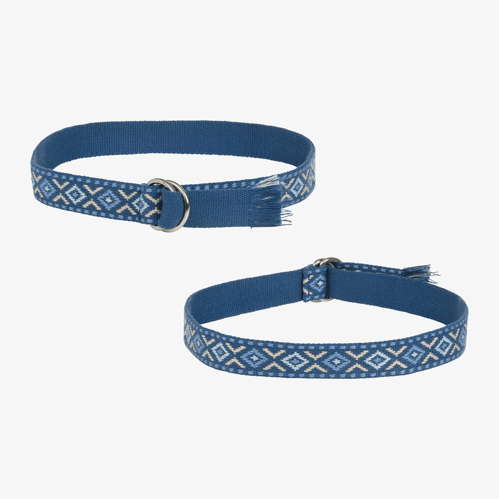 Mayoral-Girls Blue Flared Denim Jeans | Childrensalon Outlet