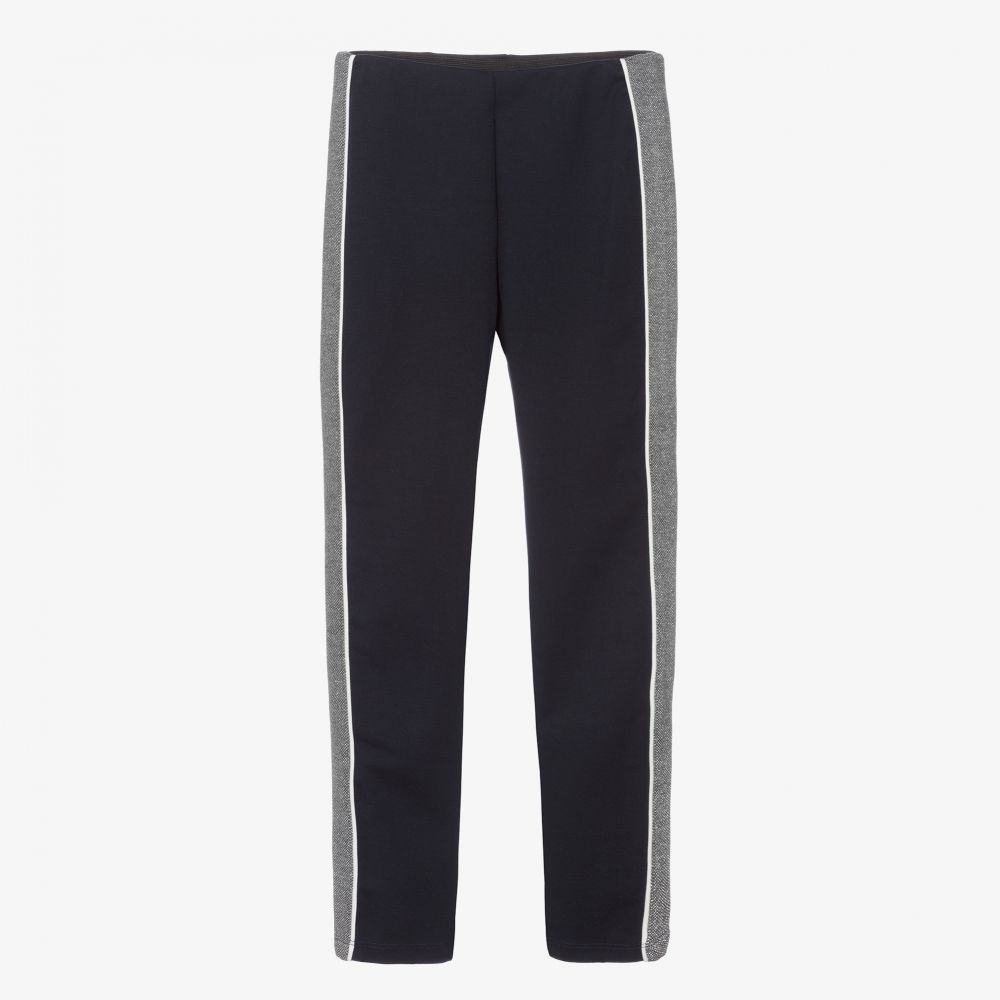 Mayoral-Girls Blue Jersey Leggings | Childrensalon Outlet