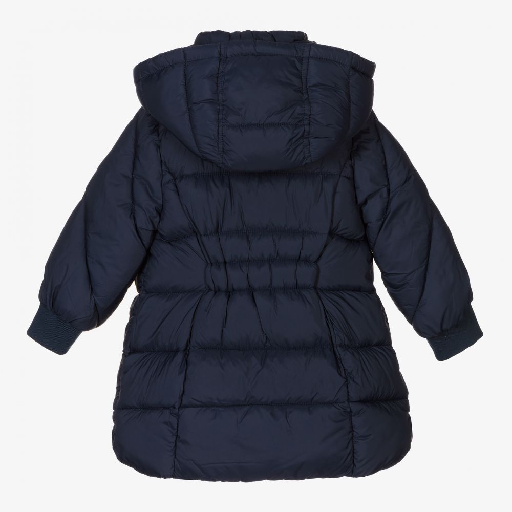 Mayoral Girls Blue Puffer Coat