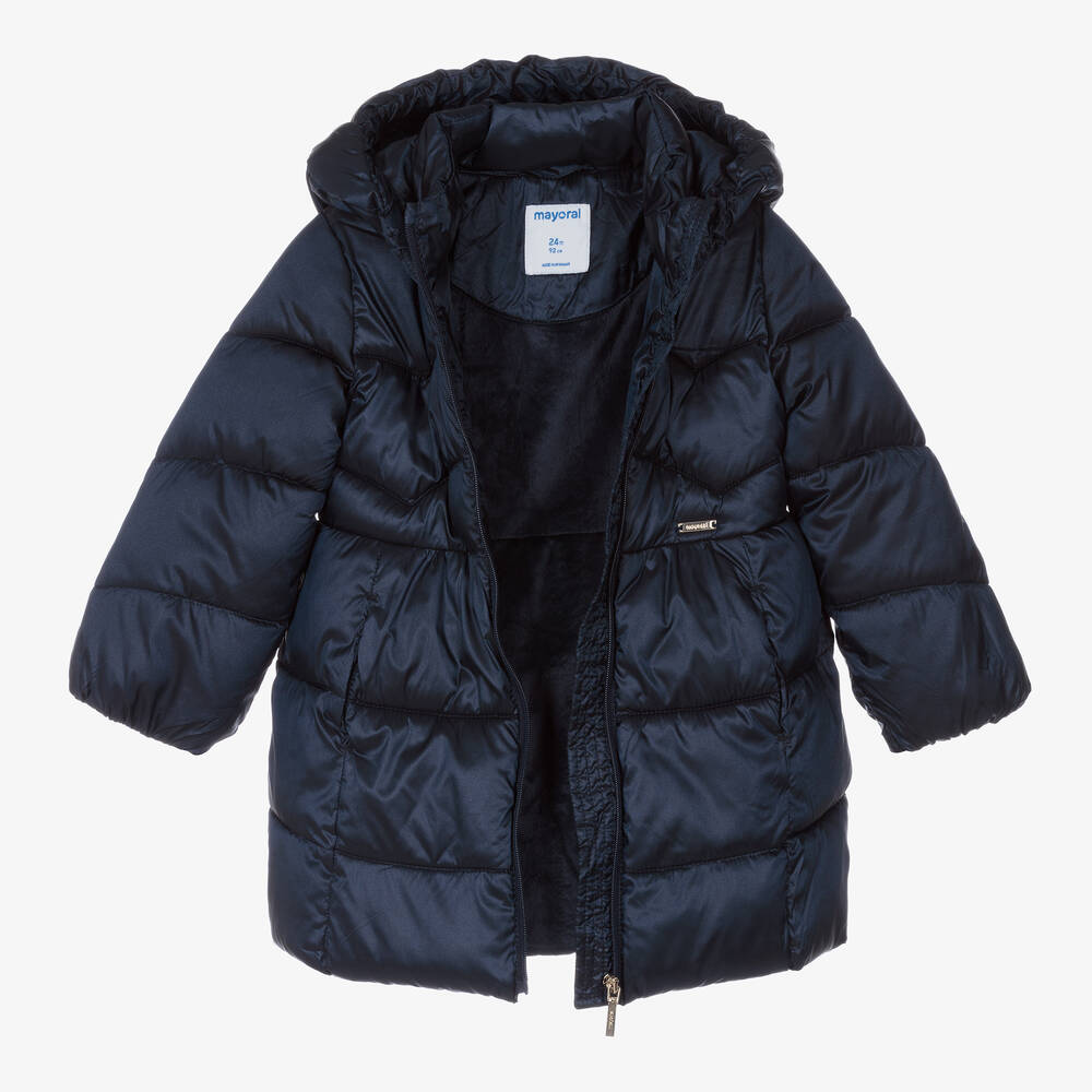 Mayoral navy padded coat 2025