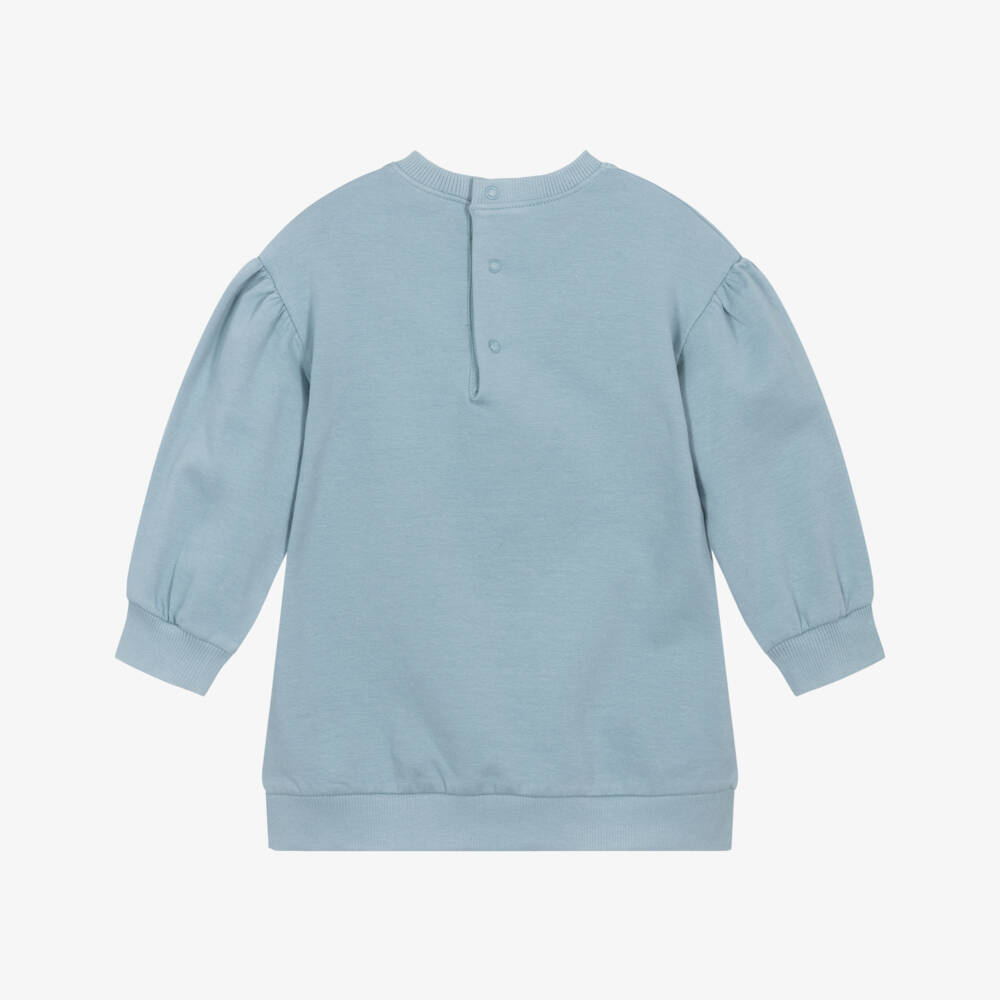 Mayoral-Платье-свитшот синий для девочек | Childrensalon Outlet