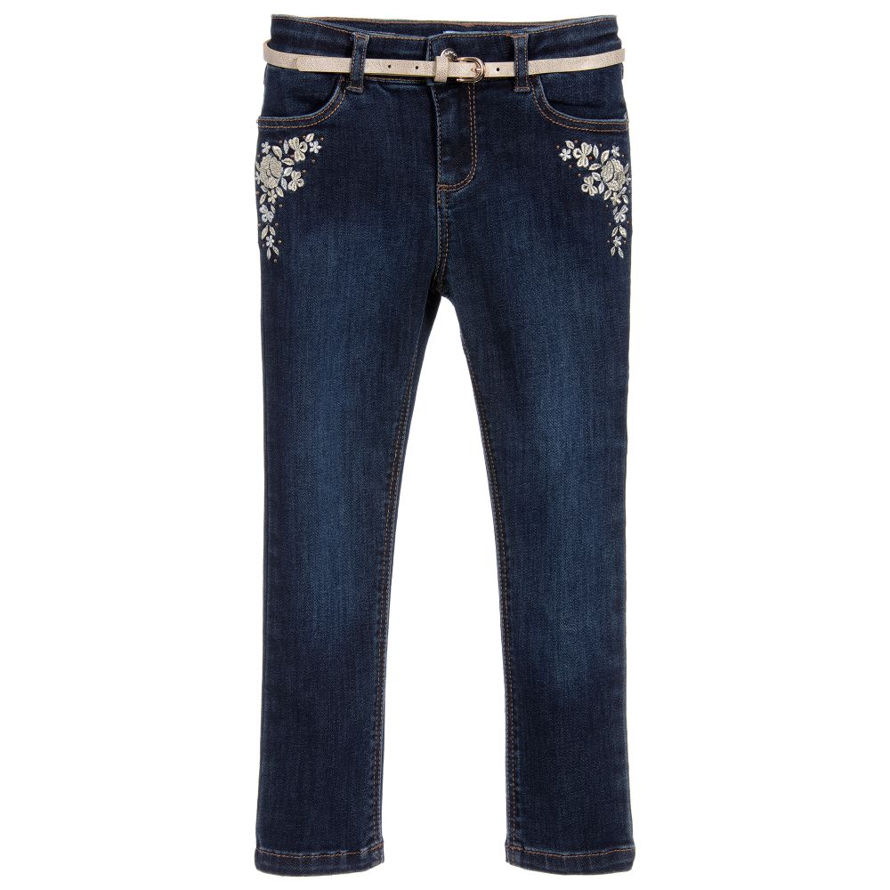 Mayoral - Blaue Skinny-Jeans für Mädchen  | Childrensalon