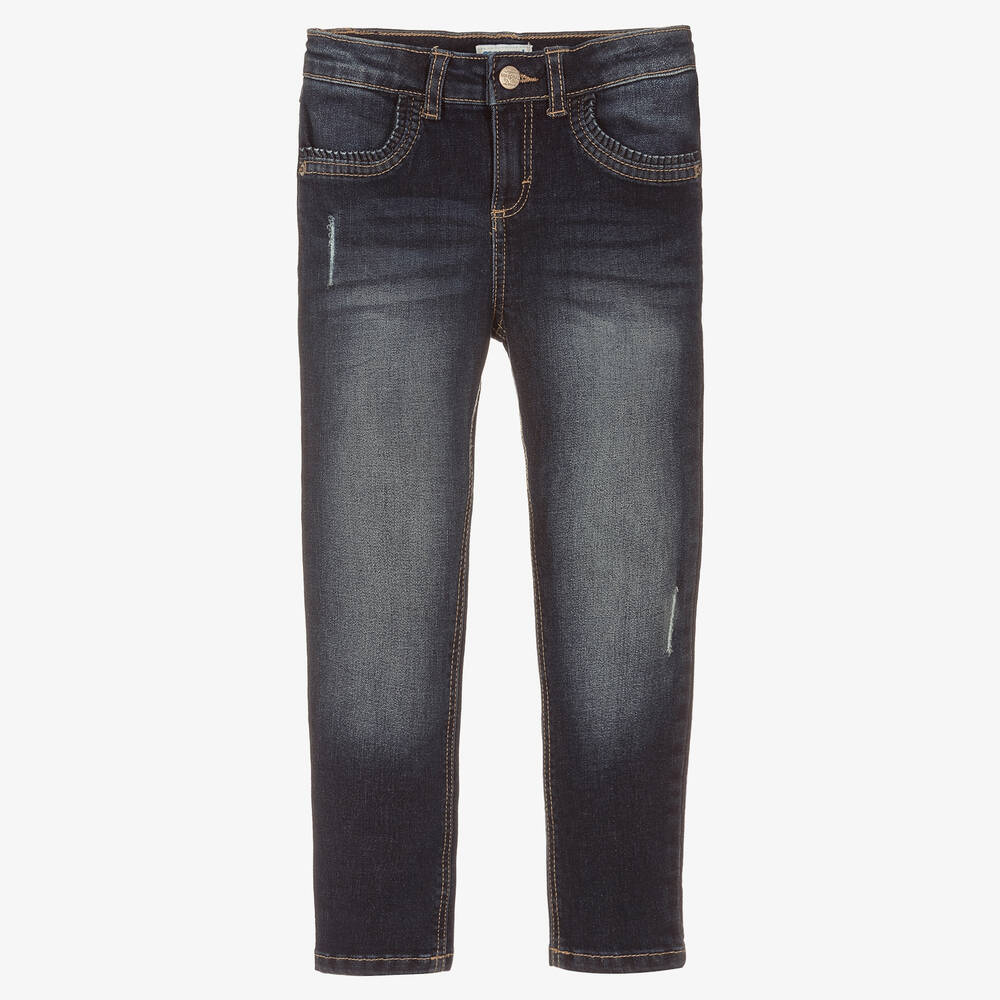 Mayoral - Jean skinny bleu Fille | Childrensalon